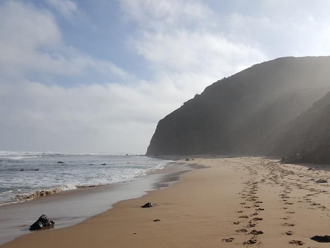 Police are investigating after two bodies were found on a walking track near Wreck Beach on Victoria. , , The bodies of the man and woman were found by a passer-by about 10.45am. Picture: Facebook