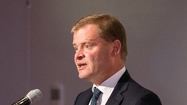 Adelaide University’s former vice-chancellor Peter Rathjen at an event in Sydney, April 11, 2019 Picture: Monique Louise Ferguson.