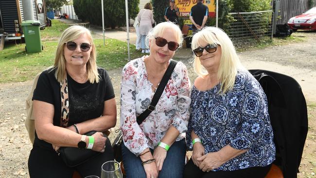 Tinamba Food and Wine Festival — Kerryn Koumouris, Linda Clarke and Carmel Young. Picture: David Smith