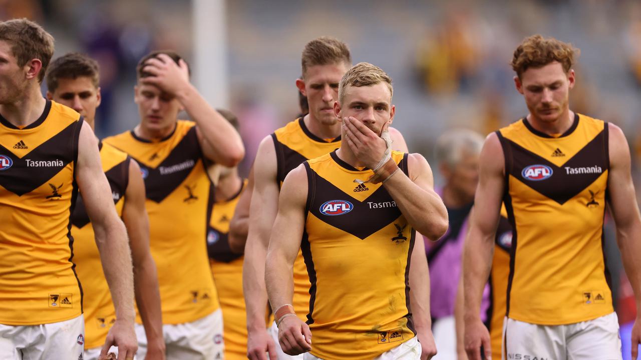 Hawthorn is second-last on the AFL ladder. Photo: Paul Kane/Getty Images.