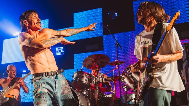 Red Hot Chili Peppers in concert. Picture: Supplied / Pavlov Suslov