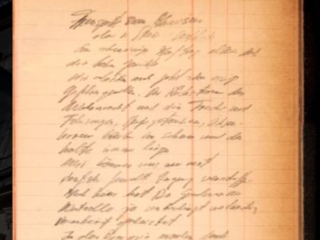 The pencil-written diary entries are believed to be written by a high-ranking SS officer. Picture: Fot. Mariusz Przygoda/Silesian Bridge Foundation