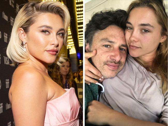 Florence Pugh has opened up about her previous relationship with Zach Braff.