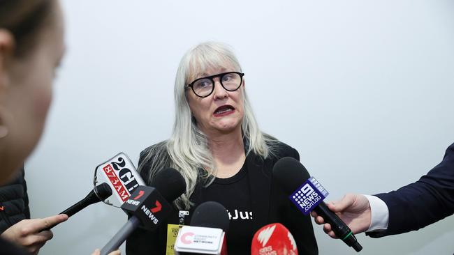 Organiser of the Women's March 4 Justice protest rally Janine Hendry, in Parliament House in Canberra. Picture: NCA NewsWire / Gary Ramage