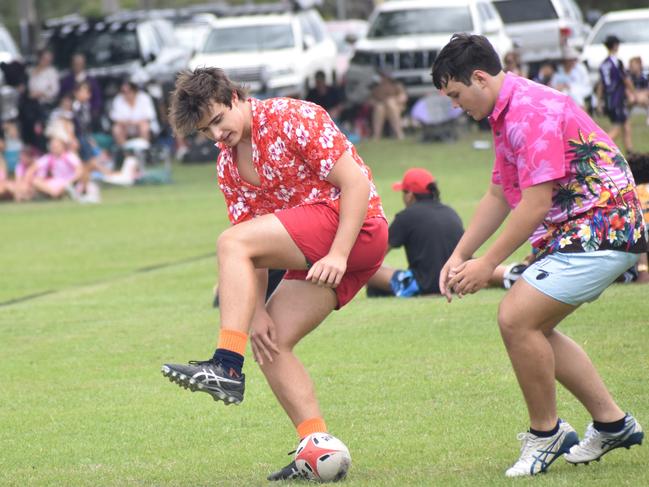 Action from the Red Rooster Junior Touch Carnival at Cyril Connell Fields, Rockhampton, on November 5, 2022.