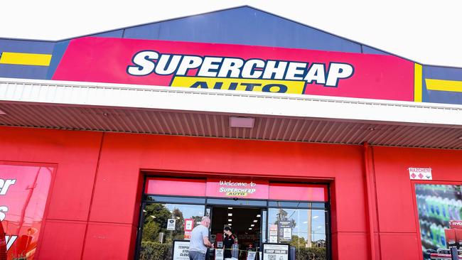 Super Retail is the owner of the Supercheap chain of automotive parts retailers. Picture: Flavio Brancaleone