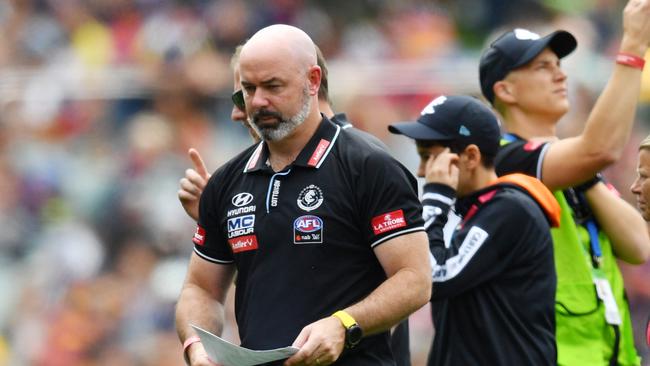 Daniel Harford led Carlton to the grand final in his first season as coach. 