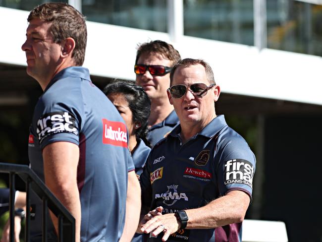 Kevin Walters at Broncos return for pre-season training. Pic Annette Dew