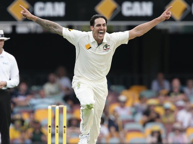 Mitchell Johnson was at his damaging best late on day two.