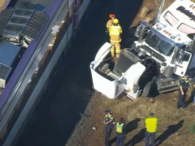 Worker injured after crash derailed train