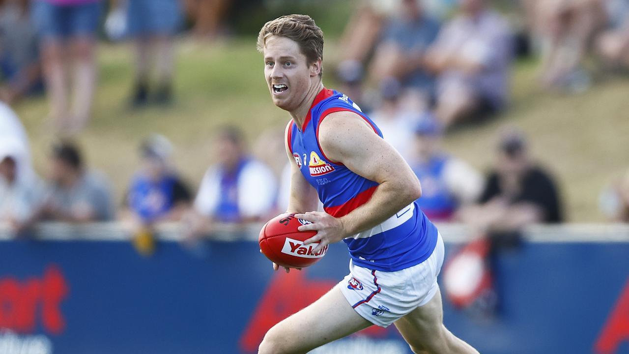 Lachie Hunter was out, then in, then out, then in again. (Photo by Daniel Pockett/Getty Images)