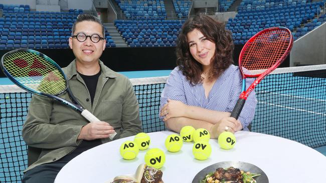 *Hold for Kitchen Conf 2025*.    The Australian Open is serving a stellar line-up of food and drink in 2025. Silkspoon chef Victor Liong and Italian home cook Julia Busuttil Nishimura are among the new faces at this year's tournament.