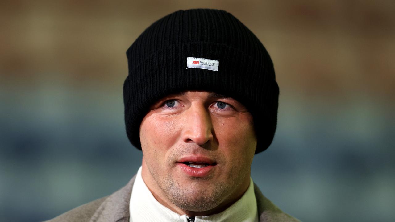 Warrington coach Sam Burgess missed his flight to Vegas. (Photo by Jess Hornby/Getty Images)