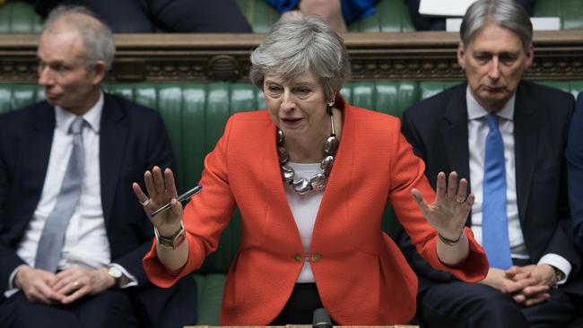 Theresa May has failed to unite MPs or the country. Picture: AP.