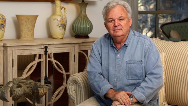 Peter Foster and at his home in Tamborine Mountain, Queesland. Picture: Tertius Pickard