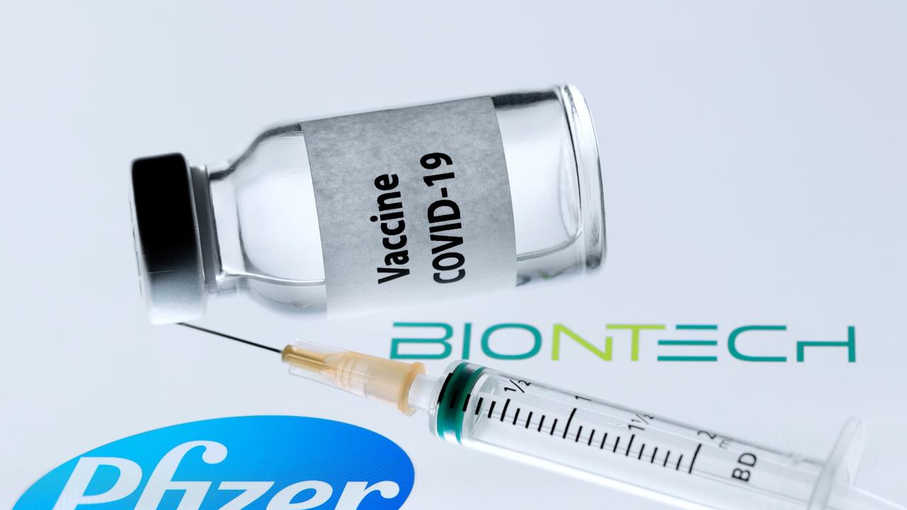 The first doses of Pfizer-BioNTech’s COVID-19 vaccine have arrived on UK shores. Picture: Joel Saget/AFP