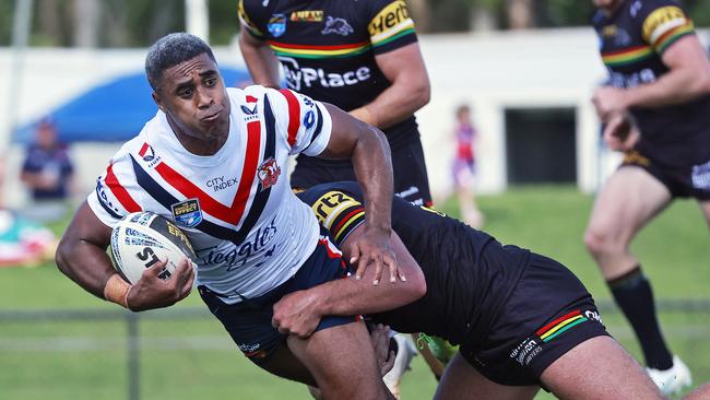 Michael Jennings playing in reserve grade for the Roosters in March. Picture: Sam Ruttyn