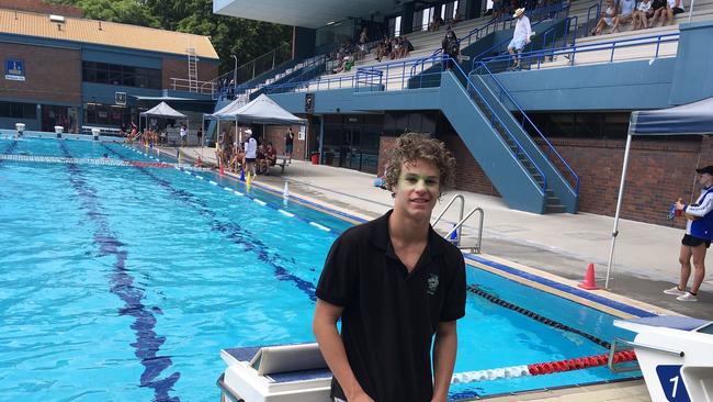 Barracudas water polo club player Will Valentine.