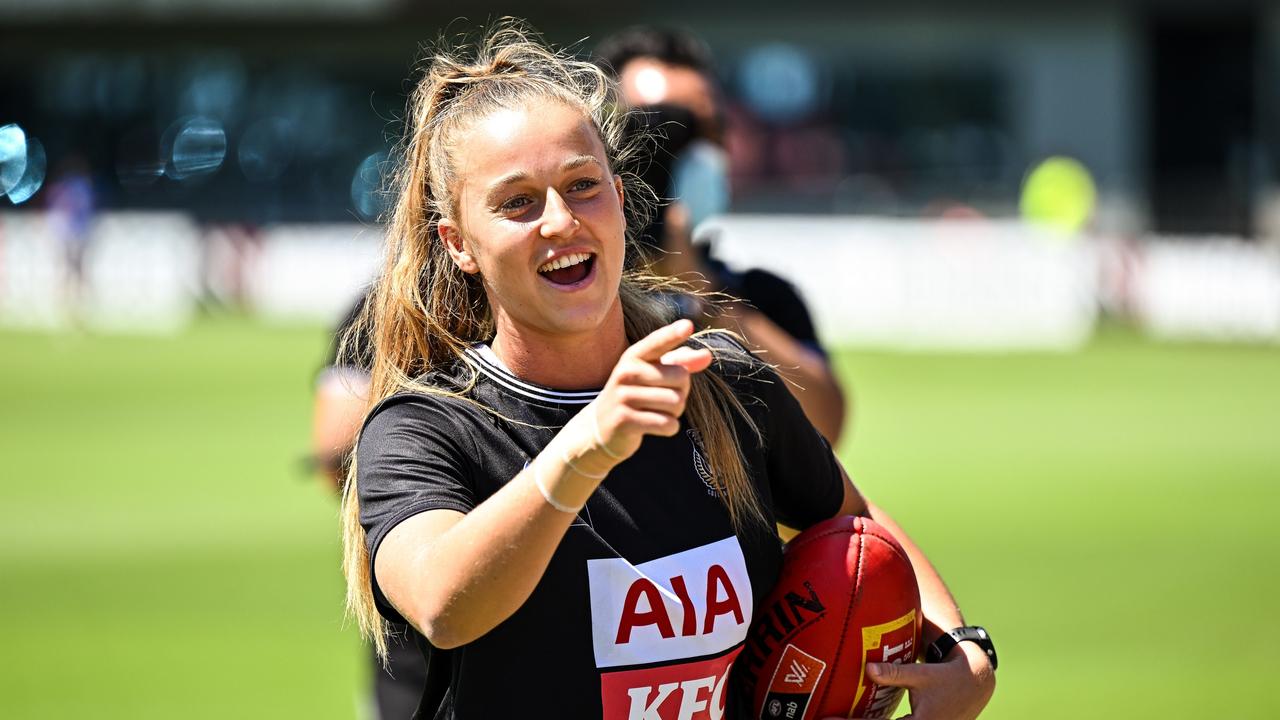 Ruby Schleicher is excited by the prospect of a professional AFLW competition. Picture: Getty Images