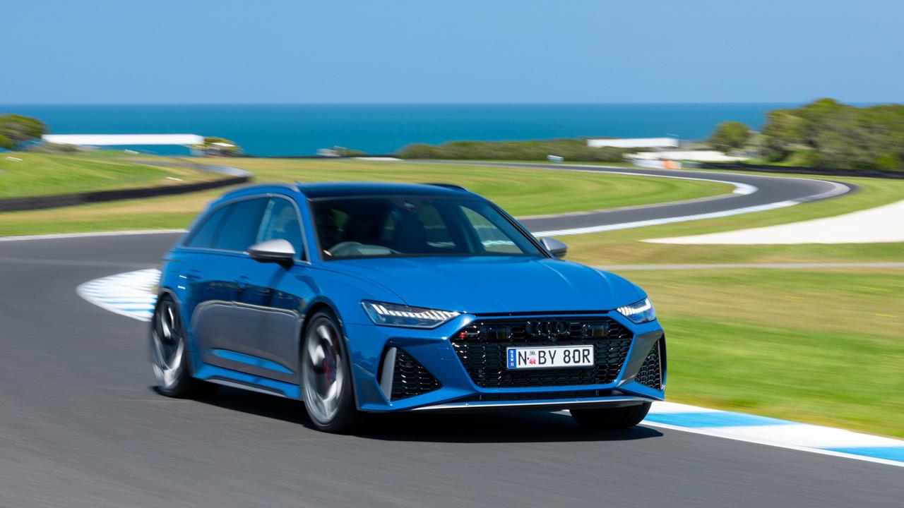 All-wheel-drive traction helps the RS6 get its power to the ground.