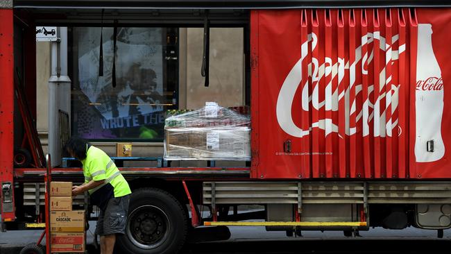 A combined Coca-Cola European Partners and Coca-Cola Amatil business would draw 80 per cent of revenues from western Europe and the remainder in Asia. Picture: NCA NewsWire/Joel Carrett