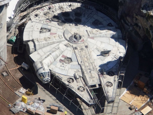 The Millennium Falcon can also be spotted. Picture: BIORECONSTRUCT