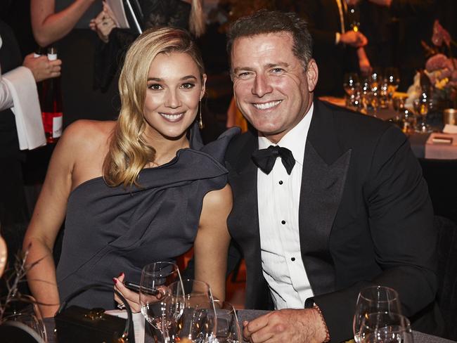 Karl Stefanovic with second wife Jasmine Yarbrough. Picutre: Supplied