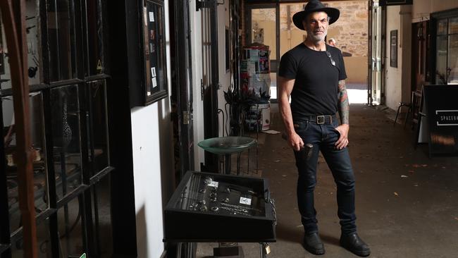 Richard Martin, metal sculptor of Hammer and Hand Metal Collective in the Salamanca Arts Centre, has welcomed the funding announcement. Picture: NIKKI DAVIS-JONES