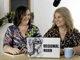 TUNE IN: Cath Fowler and Melissa Dickfos are the friendly faces behind the new podcast Regional Roar. Picture: Renee Shea