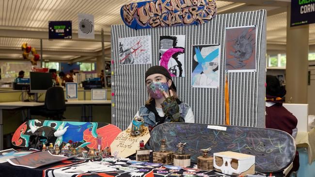 Ender aka Unknown Skater Kings at the City of Darwin Geektacular event, 2025. Picture: Pema Tamang Pakhrin