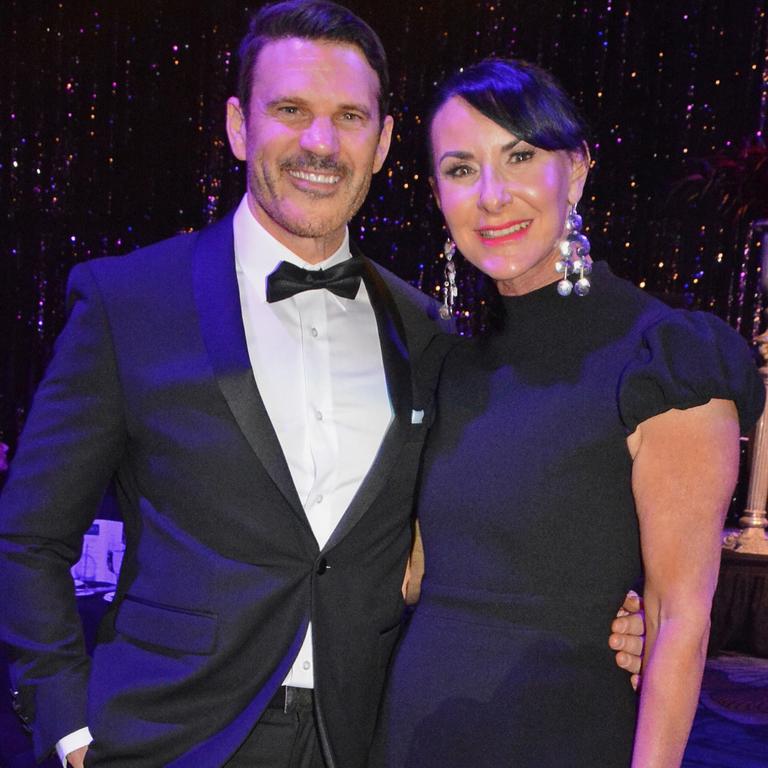 Drew Lesser and Felicity Cohen at Gold Coast Business Excellence Awards Hall of Fame induction at The Star Gold Coast. Picture: Regina King.