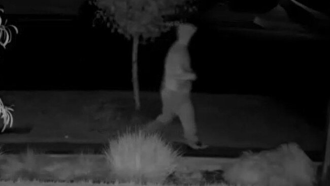 Police believe this man, pictured near Mr Kesici’s home on the night he was fatally shot, was involved in his murder. Picture: Victoria Police.