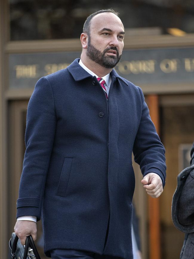 Moe Sultan leaves the Supreme Court of Tasmania. Picture: Chris Kidd