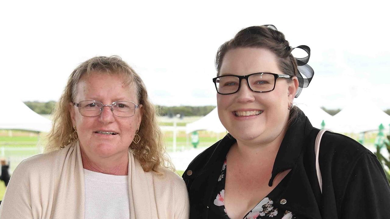 Leonie and Ashleigh Ruthenberg at the Noosa Cup Race Day. Picture: Patrick Woods.