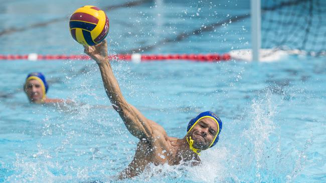 Diogo Quirino Ferreira Netto of Sunshine Coast against Mackay. Picture: Kevin Farmer