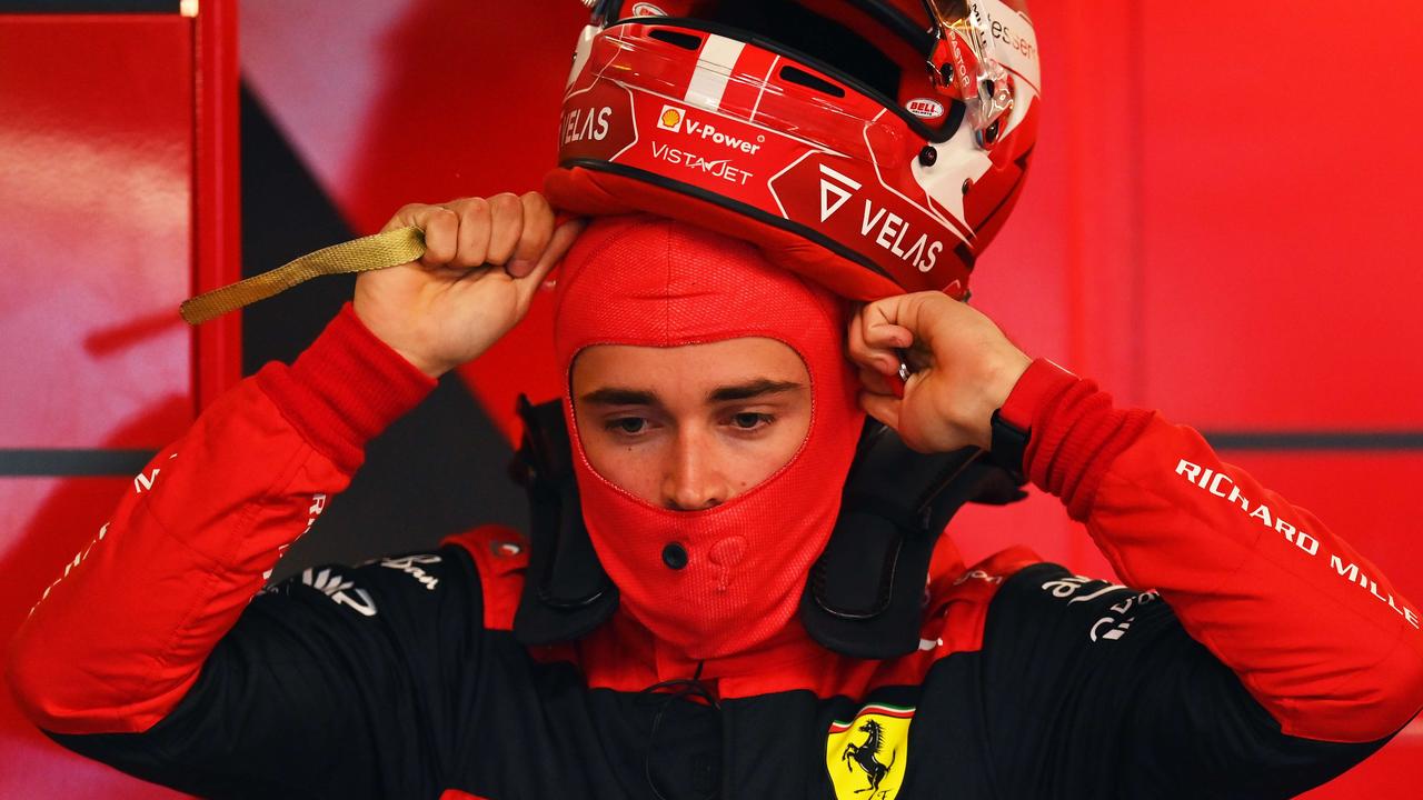 Charles Leclerc of Monaco and Ferrari prepares to drive in the garage during practice ahead of the F1 Grand Prix of Canada. Picture: Dan Mullan/Getty Images/AFP