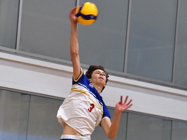 GPS Volleyball between Nudgee College and Ipswich Grammar School. Saturday February 4, 2023. Picture, John Gass