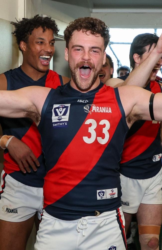 Donovan Toohey has helped the Burgers climb the VFL ladder since their winless 2023 season. Photo: Craig Dooley / craigdooleyphotography.com