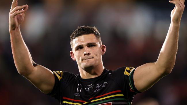 Nathan Cleary after beating the Roosters in week one of the finals series.