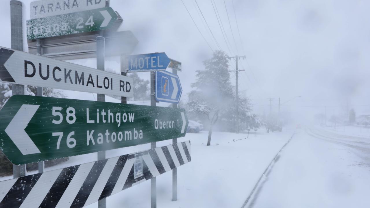 Nsw Weather Snow Extreme Winds Daily Telegraph