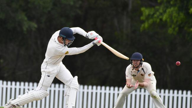 Valley batsman Tim Agapow. Picture, John Gass