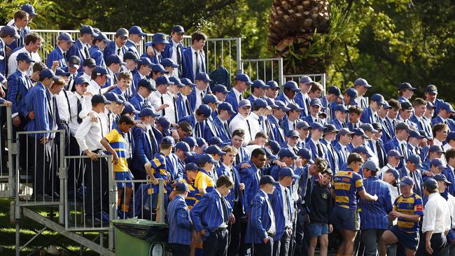 Action from the GPS first XV rugby match between Nudgee College and Toowoomba Grammar School. Photo:Tertius Pickard