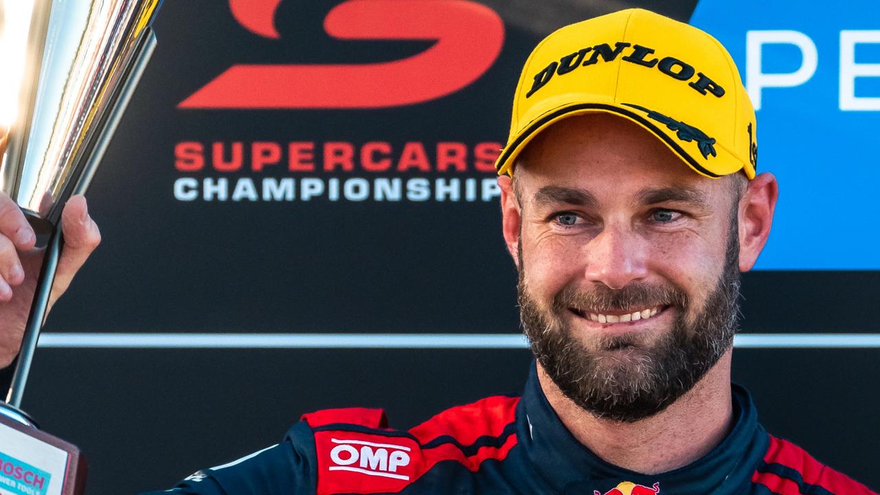 PERTH, AUSTRALIA - APRIL 29: (EDITORS NOTE: A polarizing filter was used for this image.) Shane van Gisbergen driver of the #97 Red Bull Ampol Racing Chevrolet Camaro ZL1 during race 1 of the Perth Supersprint, part of the 2023 Supercars Championship Series at Wannero Raceway on April 29, 2023 in Perth, Australia. (Photo by Daniel Kalisz/Getty Images)