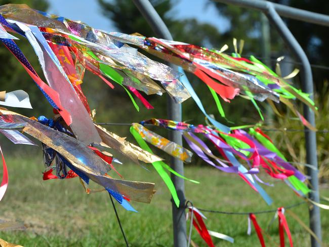 Loud Fence, with tributes to Park Orchards victims of sexual abuse by Barry Watson.