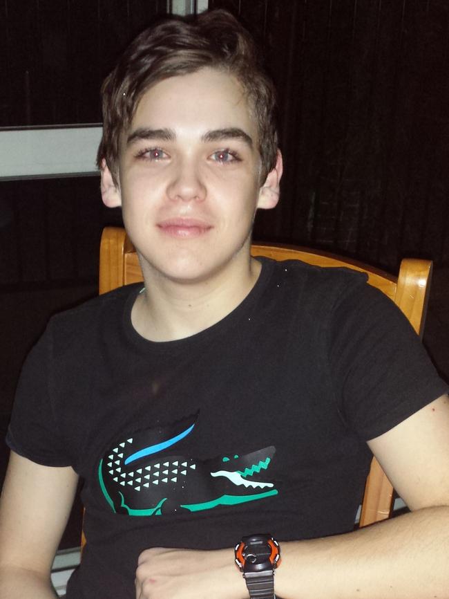 15-year-old Brayden Dillon was shot in bed this year. Source: Supplied.