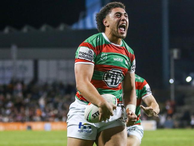 South Sydney prop Davvy Moale. Picture: NRL Imagery