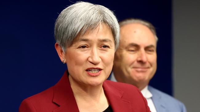 Foreign Minister Penny Wong and Trade Minister Don Farrell. Picture: NCA NewsWire / Kelly Barnes