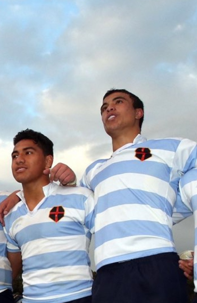 Will Penisini and Joseph Suaalii playing rugby for Kings. Picture: Supplied