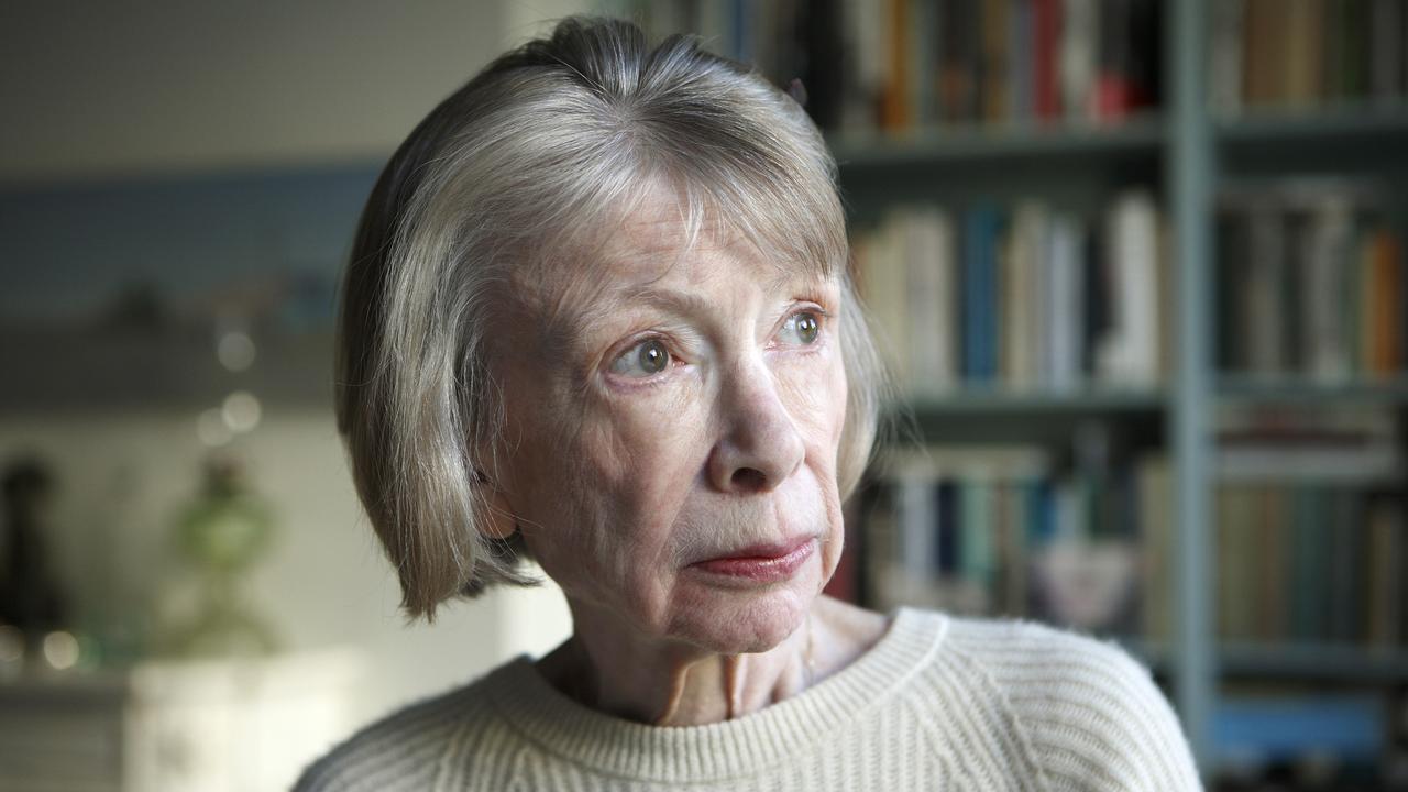 Writer Joan Didion, chronicler of contemporary American society