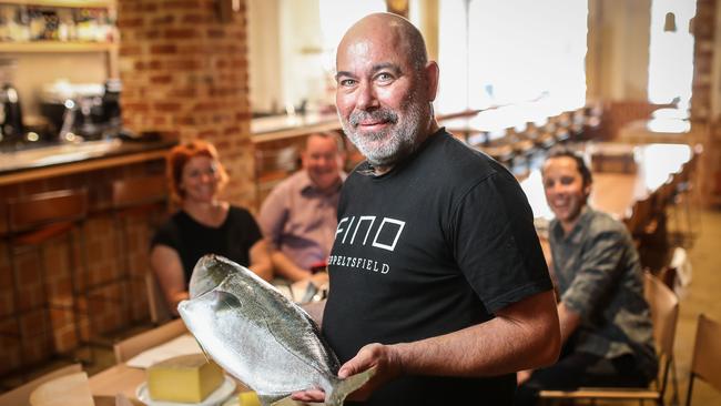 Chef David Swain at Fino Vino, Adelaide. Picture Matt Turner.